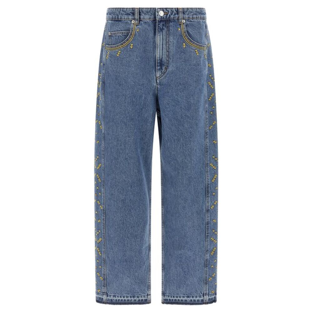 Marant Men 'Jorian' Jeans With Embroideries